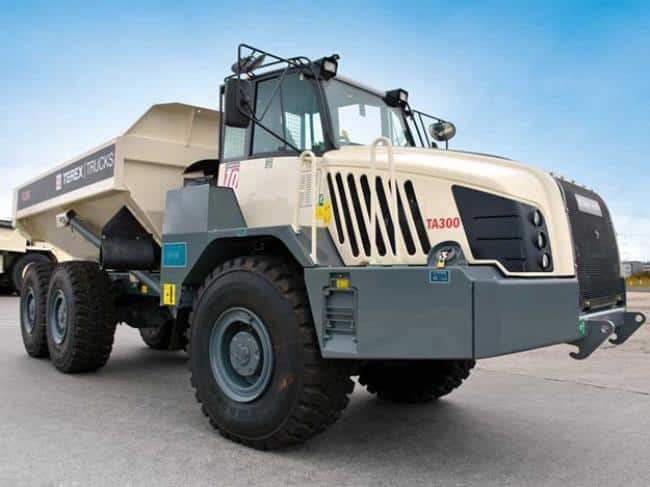 Close Up of TEREX Trucks TA400