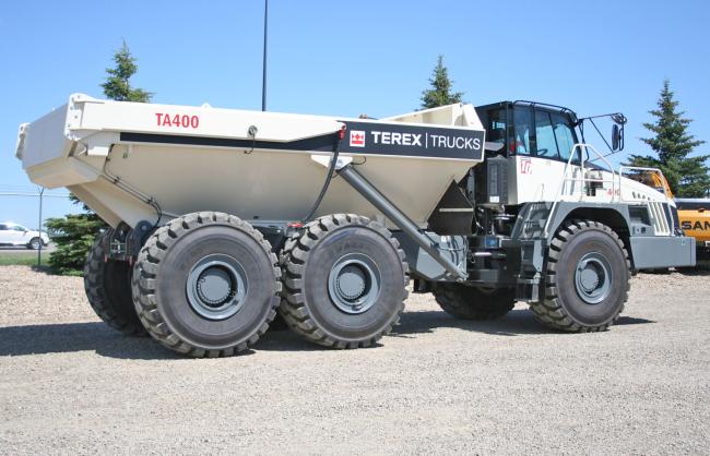 Side Profile of TEREX Trucks TA400